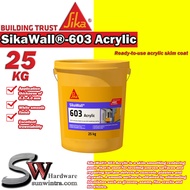 SIKA 25Kg SikaWall - 603 Acrylic Ready-to-use acrylic skim coat Sika Wall 603 SikaWall603