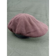 Brown Beret Newsboy Cap