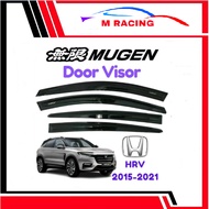 READY STOCK (4PCS/SET)Honda HRV 2015 2016 2017 2018 2019 2020 2021 Mugen Door Visor Air Press Window