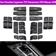 For Porsche Cayenne 7P5 Panamera 970 Macan 95B Console Air Conditioner Seat A/C Ventilation Volume D