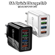 4-port USB Charger Shell/Travel 4-Port USB Plug Adapter Fast Charge 3.1A/USB Charger Adapter/Fast Charge Adapter