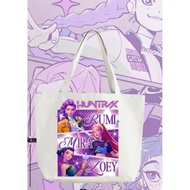 HUNTRIX TOTE BAG, BEG KANVAS HUNTRIX
