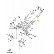 LC135 Fi FRAME 135LC INJECTION BODY FRAME CHASIS (ORIGINAL100%YAMAHA) BDK-F1110-00