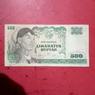 Uang lama Indonesia Rp 500 Soedirman Sudirman 1968 uang kuno TP85tz