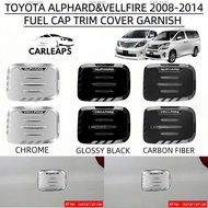 Carleaps Toyota alphard anh20 2008-2014 car fuel cap trim cover garnish accessories