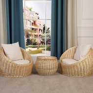Residential Furniture Rattan Single Sofa Wicker Creative Rattan Chair Rattan Rattan Furniture Balcon