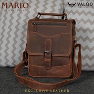 VALQO MARIO Tas Kulit Tas Pria Tas Selempang Kulit Sapi Slingbag Kulit Laki Cowok