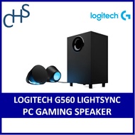 Logitech G560 Lightsync PC Gaming Speakers USB Bluetooth Compatible for Windows Mac OS 1 Year SG War