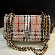 Burberry Lola 格紋 肩背 包 小號 原價79000