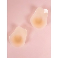 Love2Self P009 Cuttable 10cm Cat Ear Shape Silicone Seamless Nipple Cover Sticky Lifting Anti Sweat 