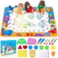 Water Doodle Mat - Kids Painting Writing Color Doodle Drawing Mat Toy Bring Magic Pens Educational T