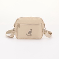 KANGOL Shoulder Bag กระเป๋าผ้าสะพายข้าง ลาย Kangol สีดำกากี 63555701