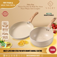 VALRY Venice Pan 2In1 frying Pan Set Sauce Pan 16cm Frypan 16cm baby food Pan