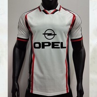 Retro 97-98 White AC Away Short-Sleeved Football Jersey Jersey