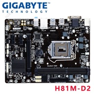 gigabyte GA-H81M-DS2V D2 integrated motherboard 1150 pins Asus H81 GA H81M DS2V GA-H81M-D2   H81M-D2