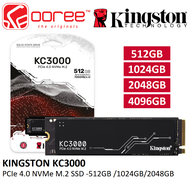 KINGSTON SKC3000S / SKC3000D KC3000 PCIE 4.0 NVME M.2 2280 INTERNAL SSD SOLID STATE DRIVE WITH 3D TLC NAND - 512GB / 1024GB / 2048GB / 4096GB