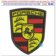 HD-150 PORSCHE STUTTGART CAR SHIELD MOTORCYCLES/RACING/CLUB