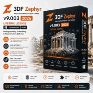 🔥 3DF Zephyr v9.003 2026 Lifetime For Windows 64-Bit | Photogrammetry 3D Modeling & Reconstruction S