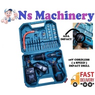 18V CORDLESS IMPACT DRILL WITH ACCESSORIES