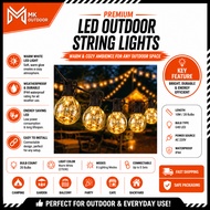 LED Outdoor String Lights ,G40 Globe String Lights for Outside Backyard Porch Balcony Party Decor, 8
