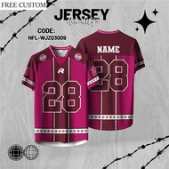 [ Free Custom ] 2025 Jersey Bazhu Jersey Nfl Version Fully Sublimated Ultra-fine Fiber Jersi Viral F