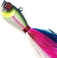 6oz bucktail jig fluke Lure Saltwater Freshwater for bass Striper Bluefish surf Fishing
