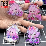 Elysia mica keychain - Honkai Impact 3 game (High quality - Print pressed between 2 mica sides)