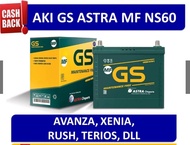 AKI KERING AVANZA ALLNEW, GRANDMAX, TERIOS, LUXIO, PICKUP GRANDMAX, GS KERING NS 60 45ah