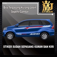 Mulya JAYA AVANZA 07 CAR STRIPINGcutting stiker