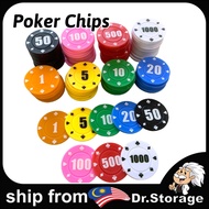 Poker Game Chips Supply Board Chips Token Poker Chips Set Party Table Game Accessories