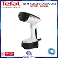 TEFAL DT3030 ACCESS'STEAM POCKET HANDHELD STEAMER, FAST HEAT-UP, LIGHTWEIGHT DESIGN, GREAT STEAMING RESULTS