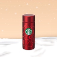 Starbucks Cookie House Red Stainless Steel Water Bottle 12oz