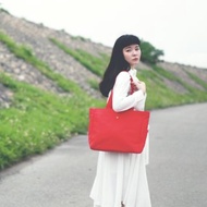 帆布大容量手工托特包