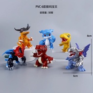 Chibi Digimon Agumon Greymon Vmon Figure Tytannomon Metalgrey Paildramon