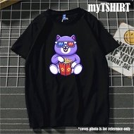 *BAJU WANITA LAKI*baju viral t-shirt kucing gemuk kain cotton lengan pendek/saiz besar/tshirt women 