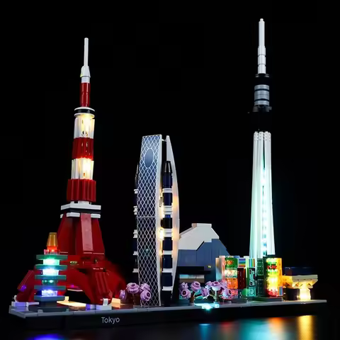 LED Lighting Set Suitable for LEGO Tokyo Architecture 21051(Not Including Building Blocks)