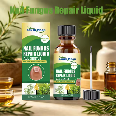 South Moon Nail Fungus Repair Liquid Gentle Damaged Nail Improving Nourishing Nail Liquid for Finger