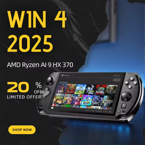 Cheap Price! Original New 2025 GPD WIN4 Win 4 AI 9 HX 370 Handheld GamePad 6" Tablet Pocket Laptop G