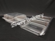 Kuih Container L200 / Disposable Plastic Clear Bakery Container / Bekas Kuih (50pcs±)