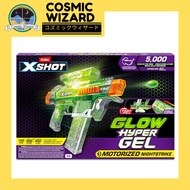 XSHOT Hyper Glow NightStrike Blaster (5,000) Pellets by ZURU, Motorized Blaster