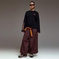 Extreme Balloon Leg Fit Ruched Elasticated Hem Trousers Winter Coolgirl Cosy Cute Outdoors Explorer 