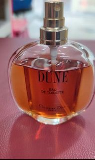 香水懷舊：正品法國Christian Dior DUNE 50ml./1fl.oz.( 約3/4滿）（特價）