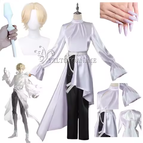 Luka Cosplay Costume Anime Alien Stage Luka Cosplay Costume light yellow short hair Synthetic Wig