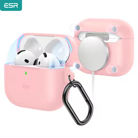 ESR for AirPods 4th Generation (2024) Case HaloLock with MagSafe Earphone Protection Cover for AirPo