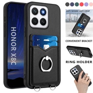 For Honor X9C Smart X9B X9A X8C X8B X8A X7B X7A X6B X6A X60 200 Pro 90 Play 7T 8T Card Holder Wallet