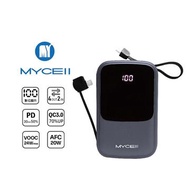 MYCELL PD&amp;VOOC全協議閃充行動電源 灰 MY-PC-041_G