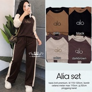Alia knit t-shirt set - W&W