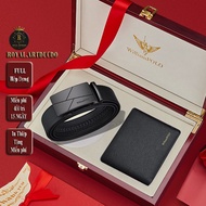 Combo ví nam cao cấp thắt lưng nam full hộp đựng cao cấp WilliamPOLO - ART85