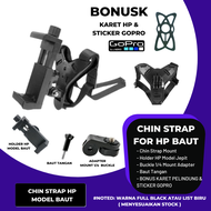 Chin Strap Helm HP Mounting Helm Chin Mount Helmet Di Dagu Helm Motovlog Action Camera Dan Vlog Deng