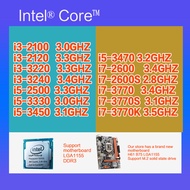 Intel Core i3-2100 i3-2120 i3-3220 i3-3240 i3-3120 i5 2300 i5 2400 i5 2320 i5 3450  i7 2600 i7-3770 CPU LGA1155